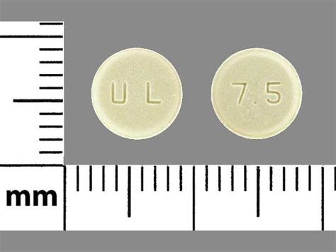 7.5 yellow round pill|pill identifier with pictures.